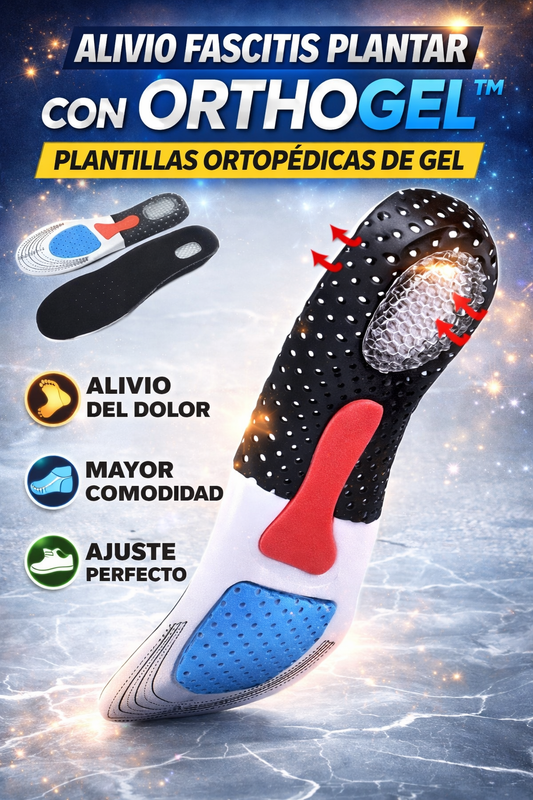 OrthoGel™ Plantillas Ortopédicas de Gel
